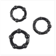 STAY HARD COCK RINGS - BEADED BLACK STAY HARD COCK RINGS - BEADED BLACK